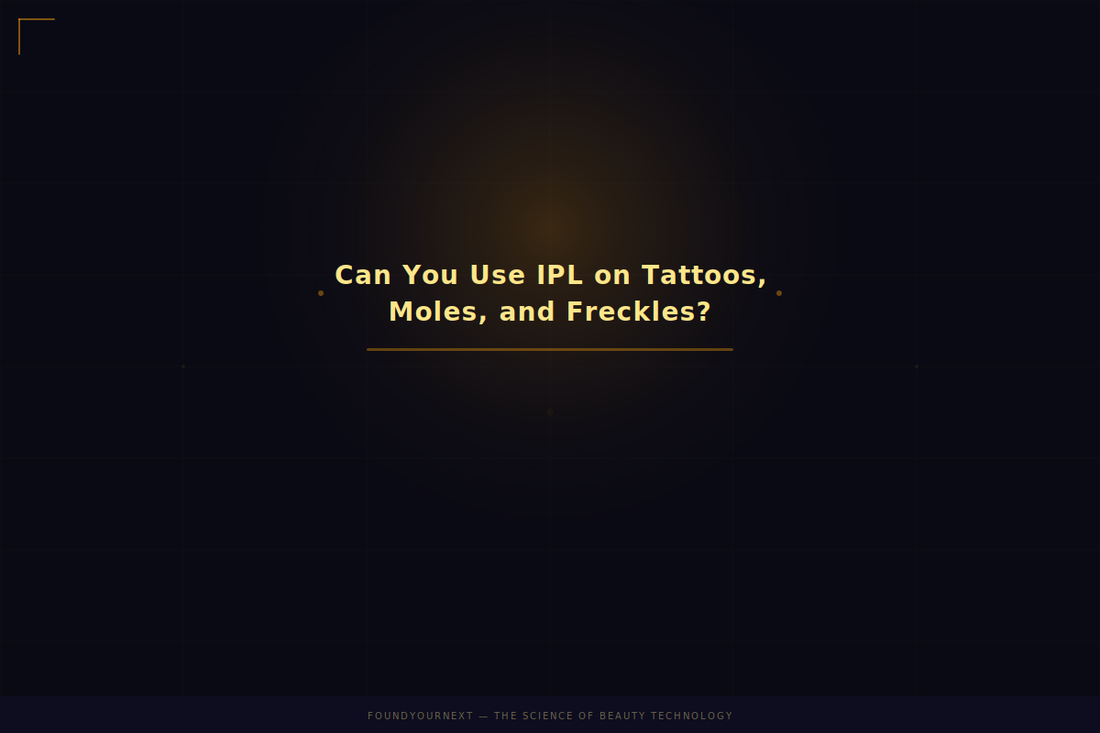Can You Use IPL on Tattoos, Moles, and Freckles?
