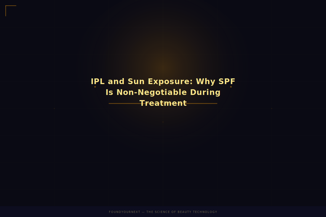 IPL and Sun Exposure: Why SPF Is Non-Negotiable During Treatment