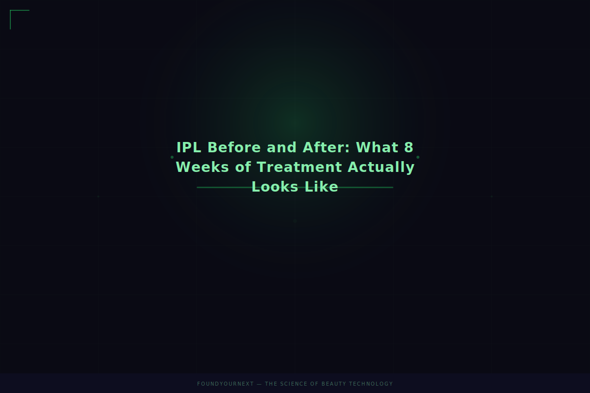 IPL Before and After: What 8 Weeks of Treatment Actually Looks Like