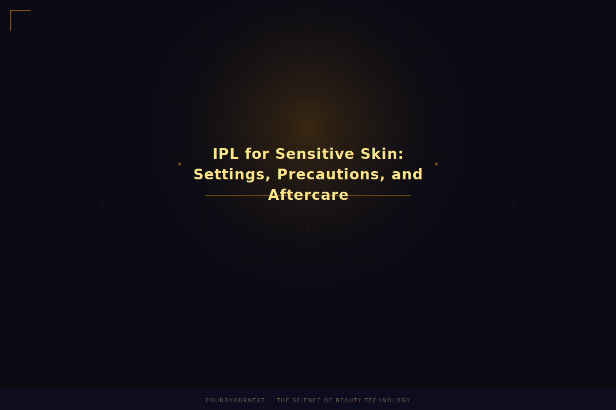 IPL for Sensitive Skin: Settings, Precautions, and Aftercare