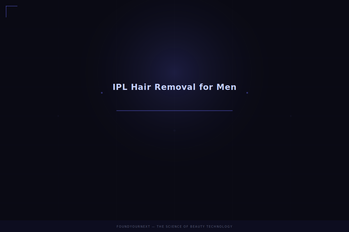 IPL Hair Removal for Men: What Works on Back, Chest, and Shoulders