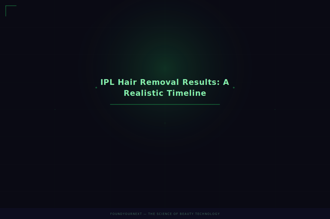 IPL Hair Removal Results: A Realistic Timeline