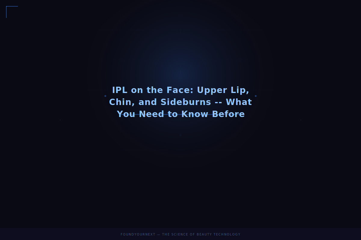 IPL on the Face: Upper Lip, Chin, and Sideburns — What You Need to Know Before Starting