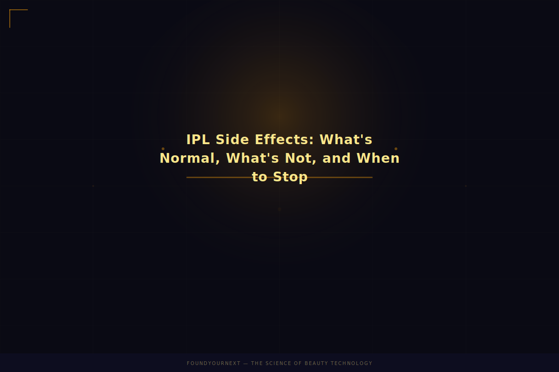 IPL Side Effects: What's Normal, What's Not, and When to Stop