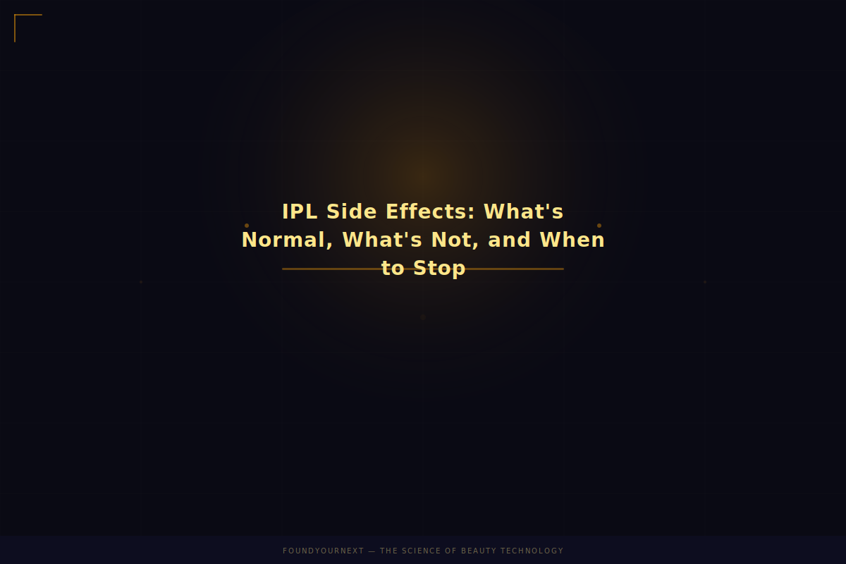 IPL Side Effects: What's Normal, What's Not, and When to Stop