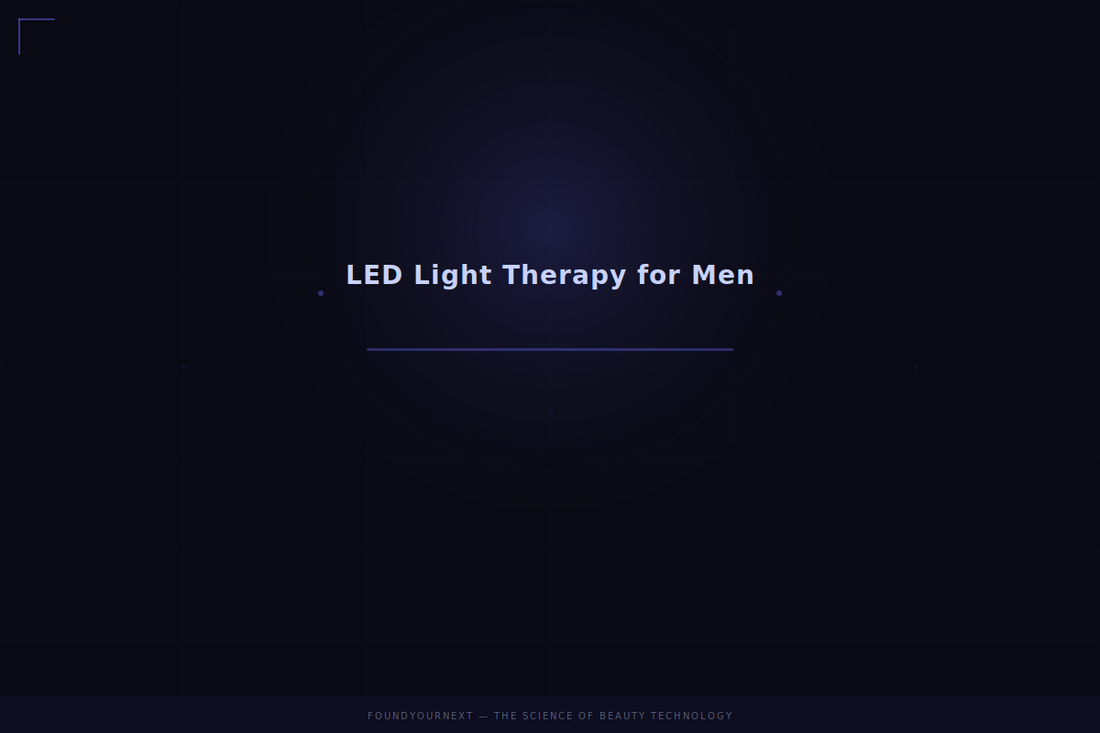 LED Light Therapy for Men: Skincare That Doesn't Feel Like Skincare
