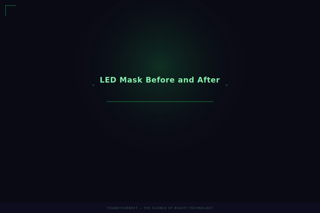 LED Mask Before and After: What 8 Weeks of Consistent Use Looks Like