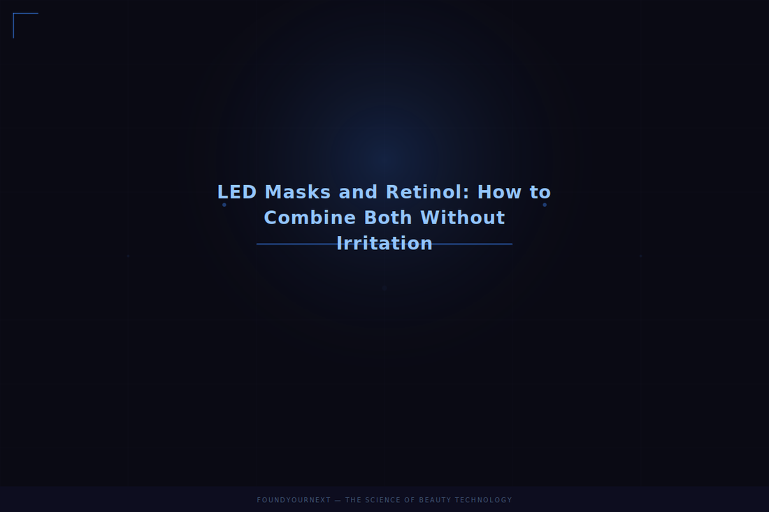 LED Masks and Retinol: How to Combine Both Without Irritation