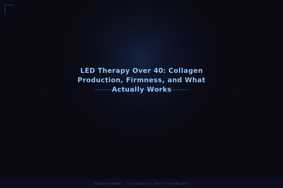 LED Therapy Over 40: Collagen Production, Firmness, and What Actually Works