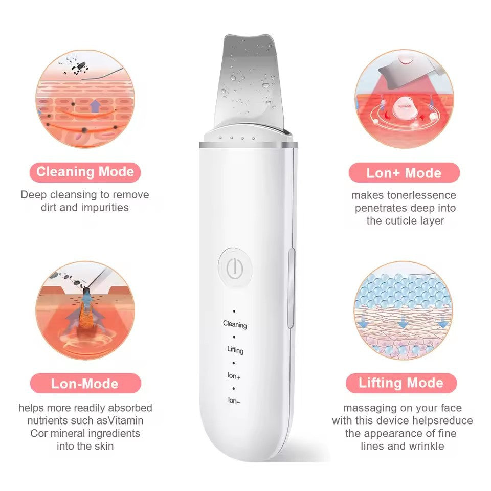 The Pore Purifier: Ultrasonic Skin Scraper & Deep Cleansing Spatula