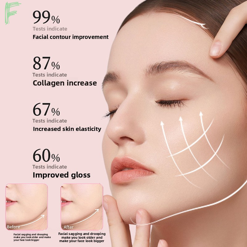 The Sculpt & Lift Microcurrent Facial Device for jawline contouring and face lifting.