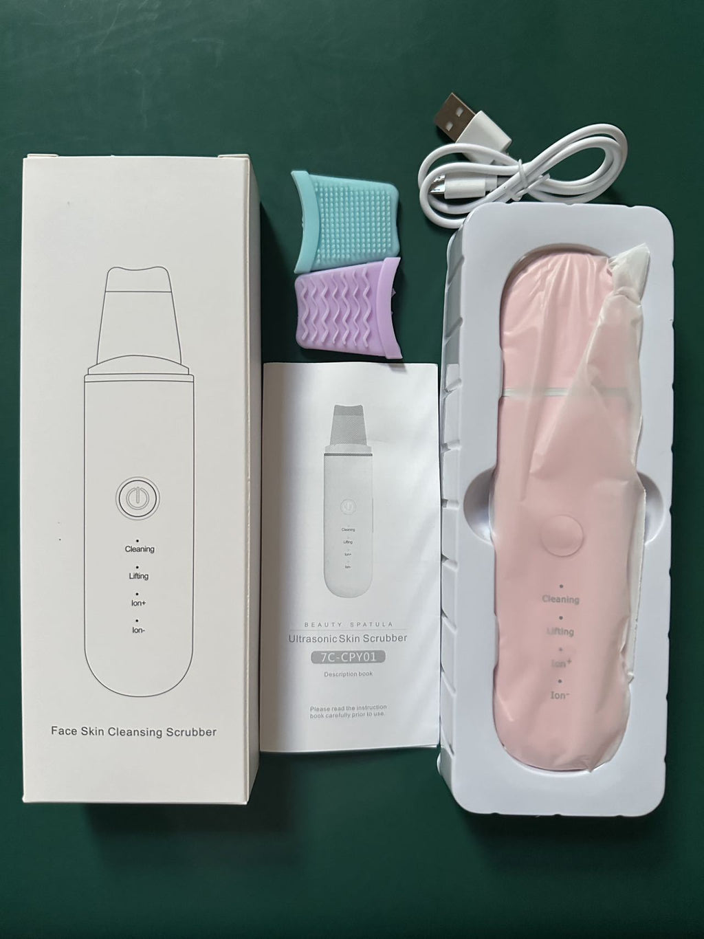 The Pore Purifier: Ultrasonic Skin Scraper & Deep Cleansing Spatula