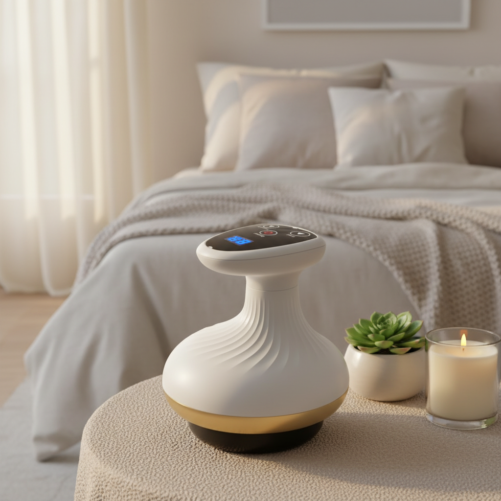 The Sculpt & Glow: Smart Electric Gua Sha & Heat Therapy Device